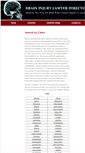 Mobile Screenshot of braininjurylawyerdir.com